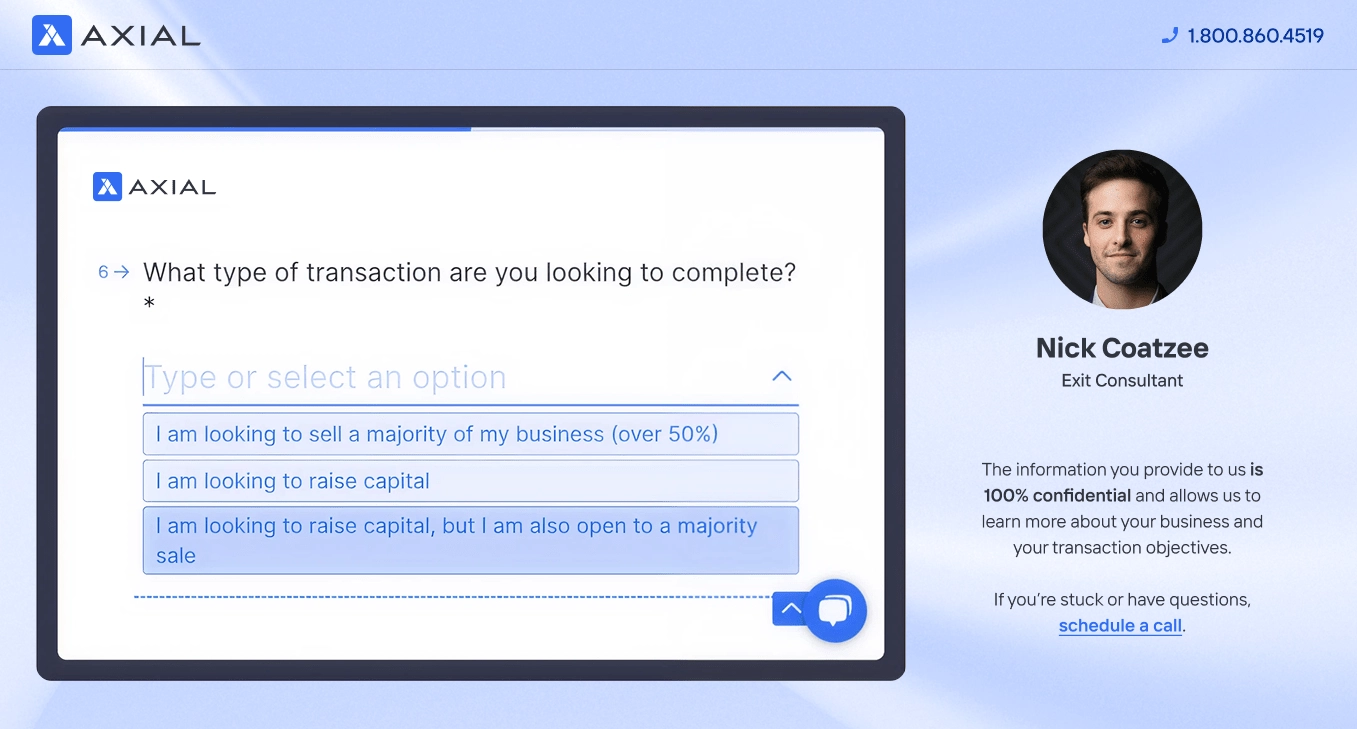 Axial Exit Consultant