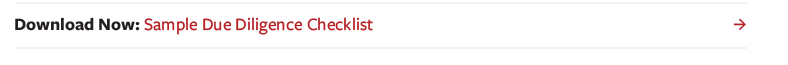 Sample Due Diligence Checklist - Inline CTA