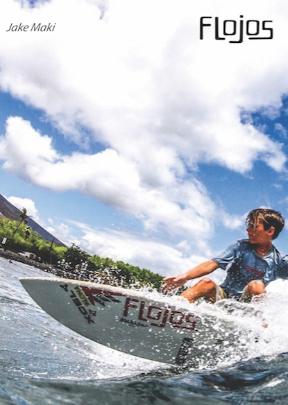 Jake Maki, 12-year-old professional surfer and part of Team Flojos.