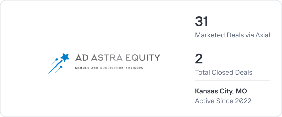 Ad Astra Equity Mergers & Acquisition Advisors