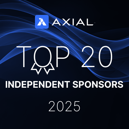 The 2025 Top 20 Independent Sponsors on Axial